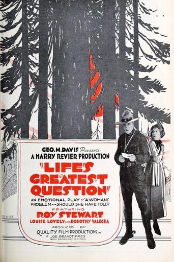 Life's Greatest Question (1921) poster