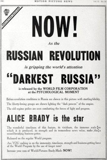 Darkest Russia (1917) poster