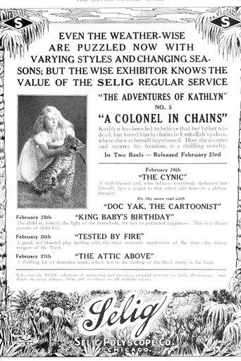 A Colonel in Chains (1914) poster