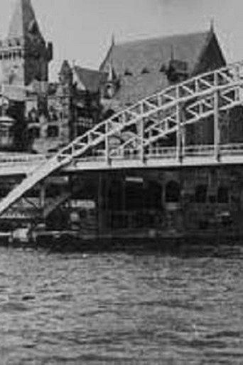 Le vieux Paris: Vue prise en bateau (1900) poster