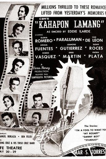 Kahapon Lamang (1959) poster