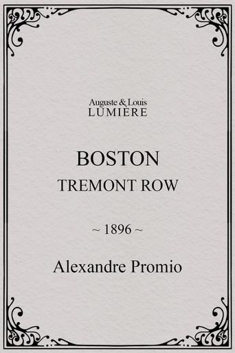 Boston, Tremont row (1896) poster