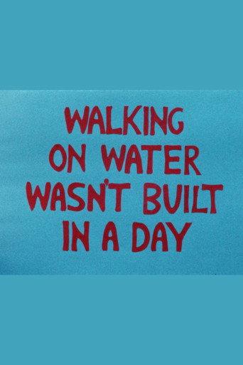 Walking On Water Wasn't Built in a Day (1971) poster