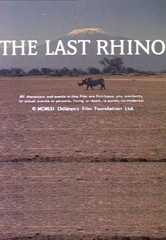 The Last Rhino (1961) poster