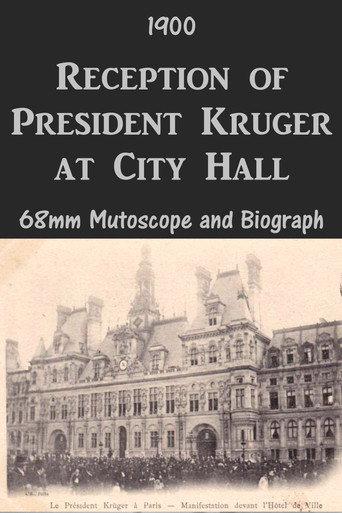 Reception of President Kruger at City Hall (1900) poster