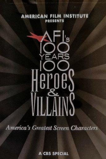 AFI's 100 Years... 100 Heroes & Villains (2003) poster