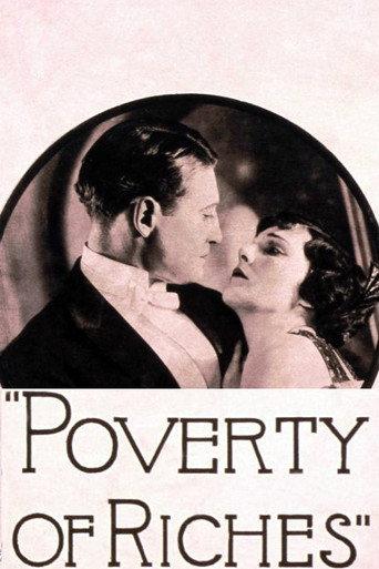 The Poverty of Riches (1921) poster