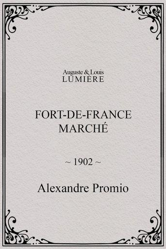 Fort-de-France : marché (1902) poster