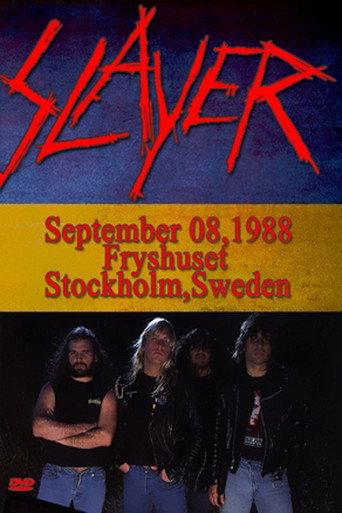 Slayer: Live at Fryhuset - Stockholm, Sweden - 9/8/1988 (1988) poster