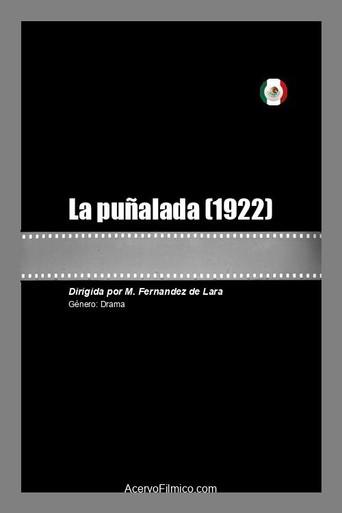 La puñalada (1922) poster