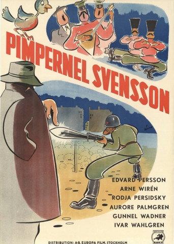 Pimpernel Svensson (1950) poster
