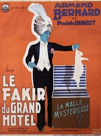 Le Fakir du Grand Hôtel (1934) poster