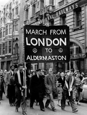 March to Aldermaston (1959) poster