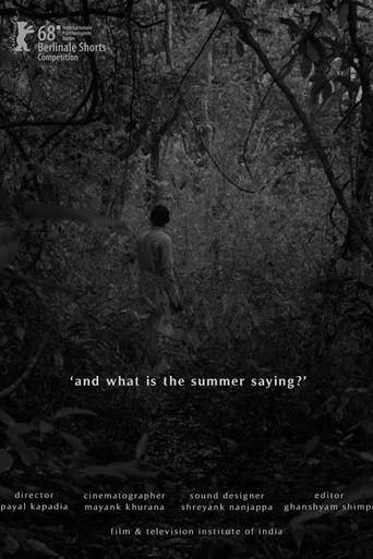 And What Is the Summer Saying? (2018) poster