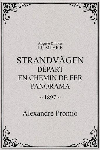 Saltsjöbaden : départ en chemin de fer, panorama (1897) poster