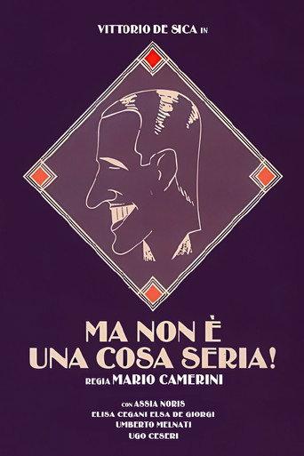 But It's Nothing Serious (1936) poster