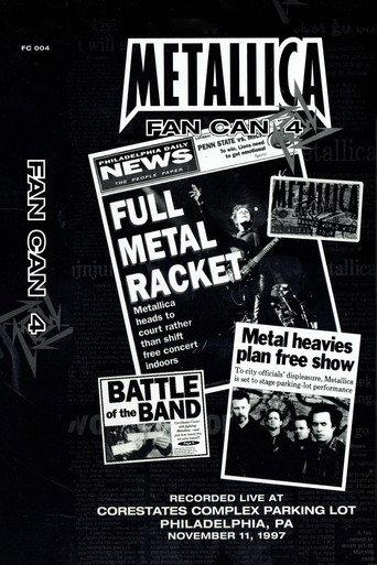 Metallica: Fan Can 4 (2001) poster