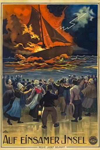 On a Lonely Island (1913) poster