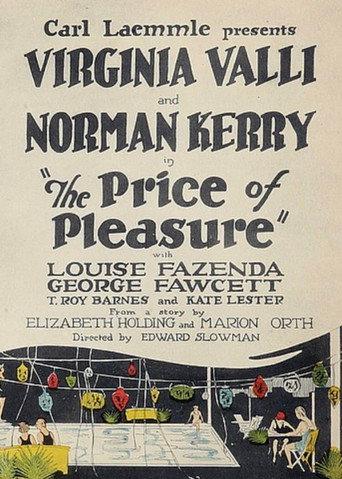 The Price of Pleasure (1925) poster