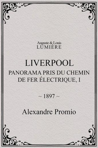 Liverpool, panorama pris du chemin de fer électrique, I (1897) poster