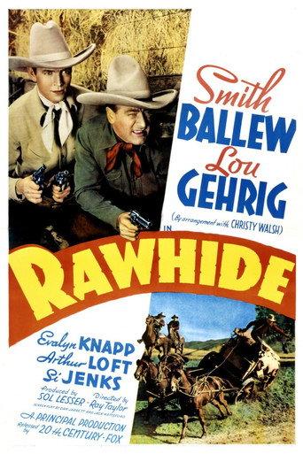 Rawhide (1938) poster