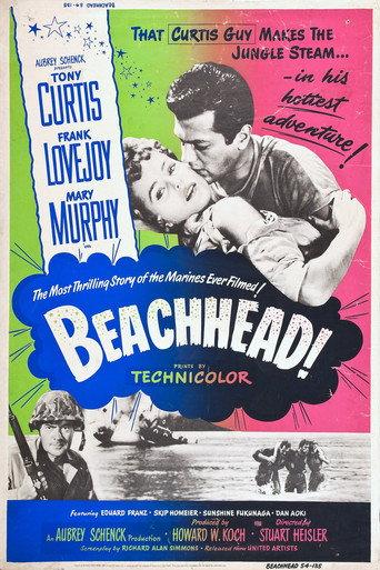 Beachhead (1954) poster