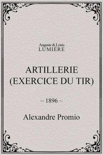 Artillerie (exercice du tir) (1896) poster