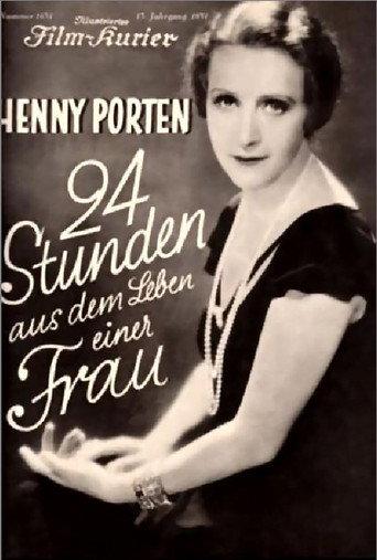 24 Hours of a Woman's Life (1931) poster