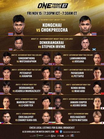 ONE Friday Fights 87: Kongchai vs. Chokpreecha (2024) poster