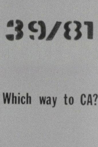 39/81 Which Way to CA? (1981) poster