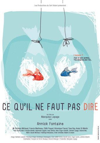 Ce qu'il ne faut pas dire (2015) poster