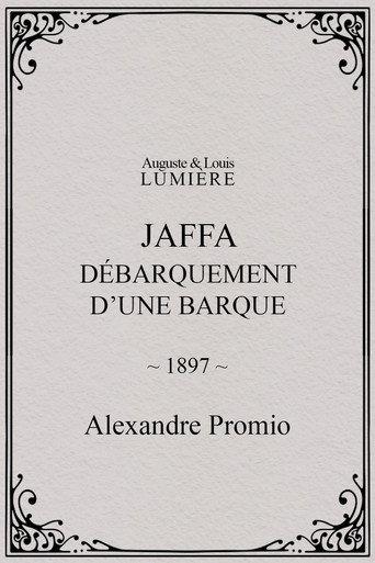 Jaffa : débarquement d’une barque (1897) poster
