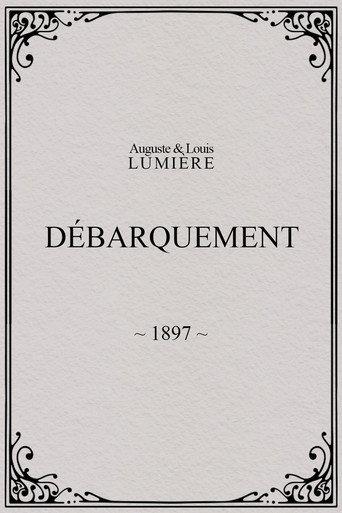 Disembarkment (1897) poster