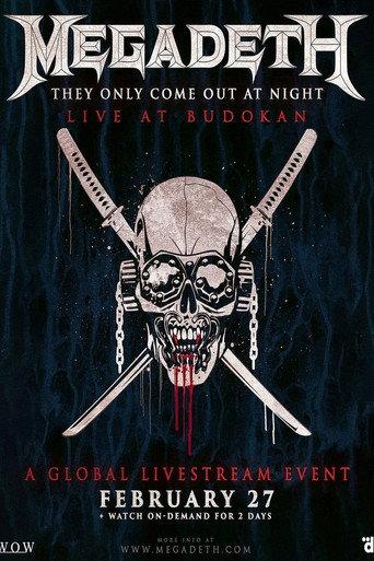Megadeth - They Only Come Out At Night: Live At Budokan 2023 (2023) poster