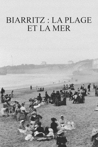 Biarritz : la plage et la mer (1900) poster
