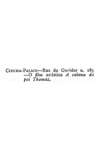 A Cabana do Pai Tomás (1909) poster