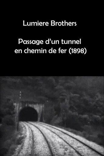 Passage d'un tunnel en chemin de fer (1898) poster