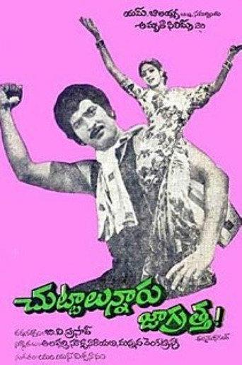Chuttalunnaru Jagrattha (1980) poster