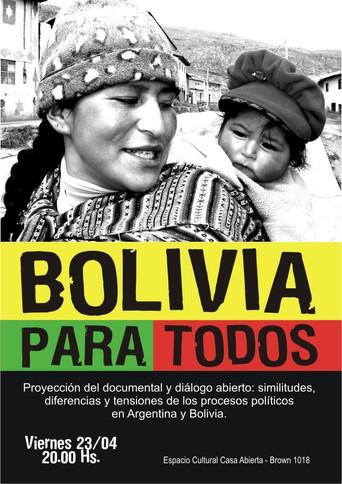 Bolivia para todos (2009) poster