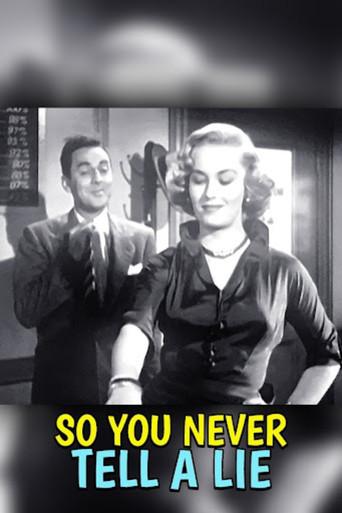 So You Never Tell a Lie (1952) poster