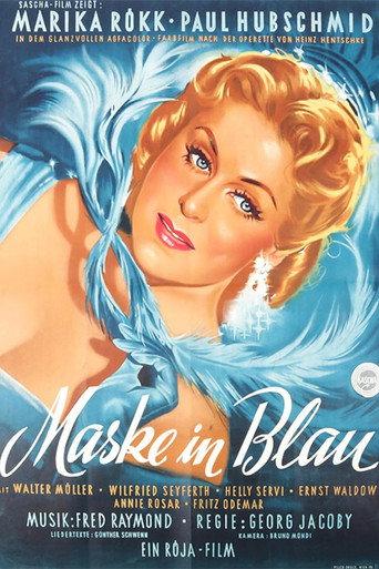 Mask in Blue (1953) poster