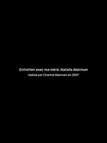 Interview with my mother, Natalia Akerman (2007) poster