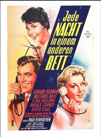 Jede Nacht in einem anderen Bett (1957) poster
