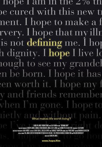 Defining Hope (2017) poster