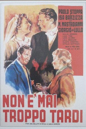 It's Never Too Late (1953) poster