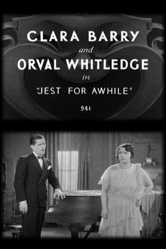 Clara Barry and Orval Whitledge in 'Jest for a While' (1930) poster