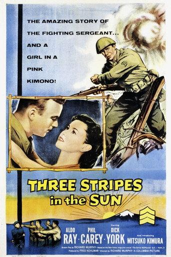 Three Stripes in the Sun (1955) poster