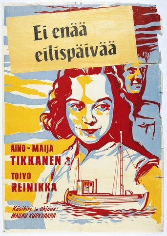 Ei enää eilispäivää (1957) poster