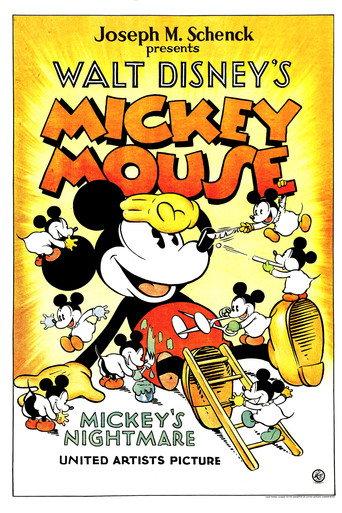 Mickey's Nightmare (1932) poster