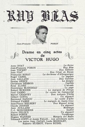 Ruy Blas (1965) poster